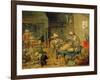 Monkey Banquet, 1810-David Teniers the Younger-Framed Giclee Print