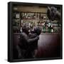 Monkey Bar (Drunk Monkeys) Art Poster Print-null-Framed Poster