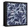 Monkey Blue-Sharon Turner-Framed Stretched Canvas