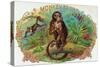 Monkey Brand Cigar Box Label-Lantern Press-Stretched Canvas