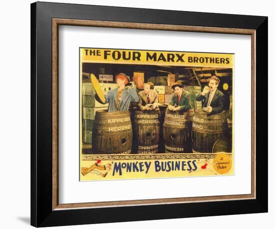 Monkey Business, 1931-null-Framed Art Print