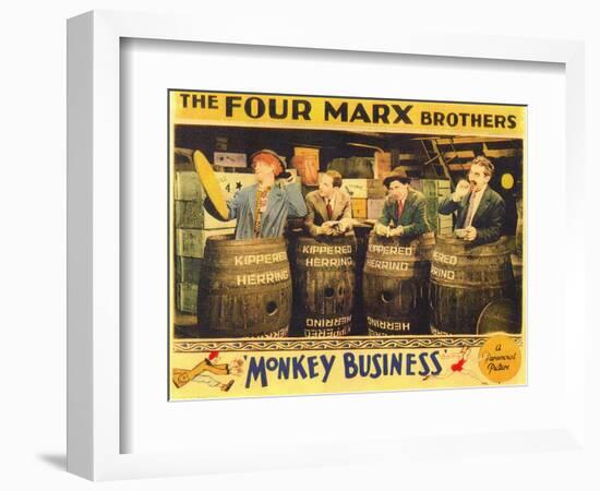 Monkey Business, 1931-null-Framed Art Print