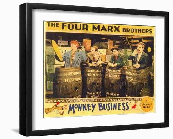 Monkey Business, 1931-null-Framed Art Print