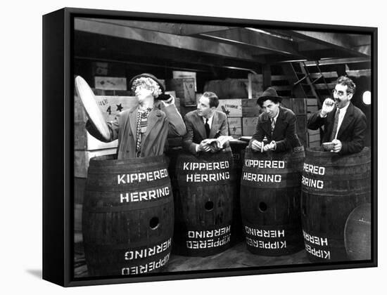 Monkey Business, Harpo Marx, Zeppo Marx, Chico Marx, Groucho Marx, 1931-null-Framed Stretched Canvas