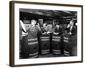 Monkey Business, Harpo Marx, Zeppo Marx, Chico Marx, Groucho Marx, 1931-null-Framed Photo