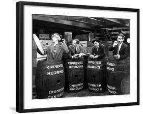 Monkey Business, Harpo Marx, Zeppo Marx, Chico Marx, Groucho Marx, 1931-null-Framed Photo