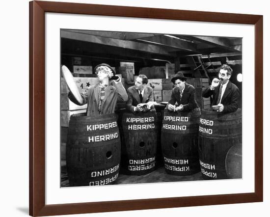 Monkey Business, Harpo Marx, Zeppo Marx, Chico Marx, Groucho Marx, 1931-null-Framed Photo