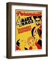 Monkey Business, the Marx Brothers, 1931-null-Framed Art Print