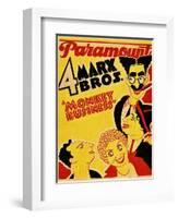 Monkey Business, the Marx Brothers, 1931-null-Framed Art Print
