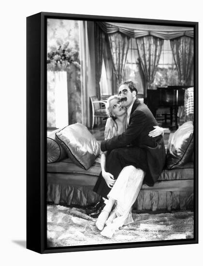 Monkey Business, Thelma Todd, Groucho Marx, 1931-null-Framed Stretched Canvas