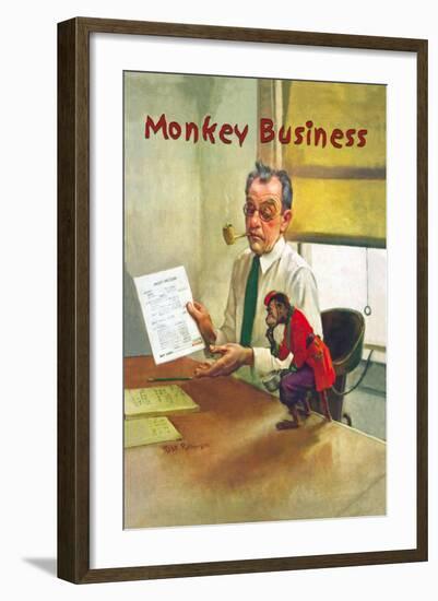 Monkey Business-null-Framed Art Print