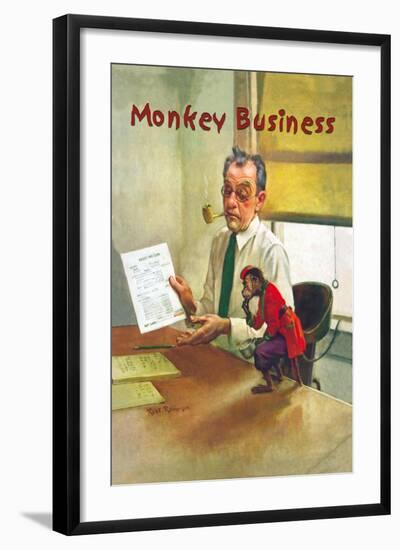 Monkey Business-null-Framed Art Print