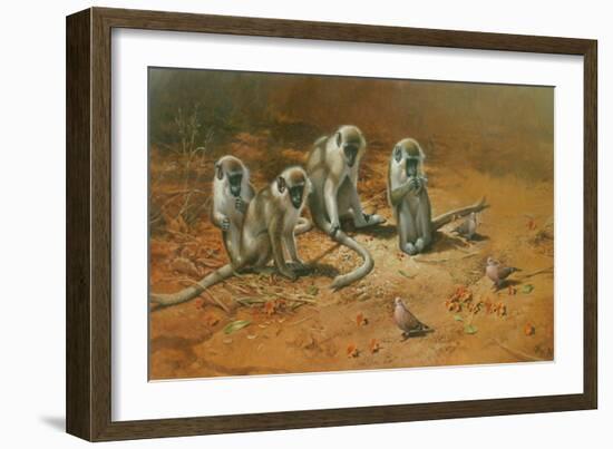 Monkey Business-Michael Jackson-Framed Giclee Print