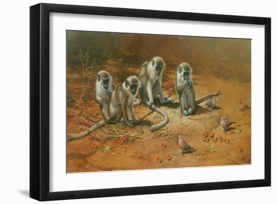 Monkey Business-Michael Jackson-Framed Giclee Print