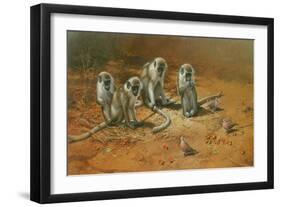 Monkey Business-Michael Jackson-Framed Giclee Print