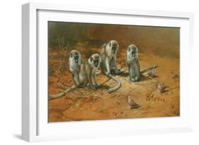 Monkey Business-Michael Jackson-Framed Giclee Print