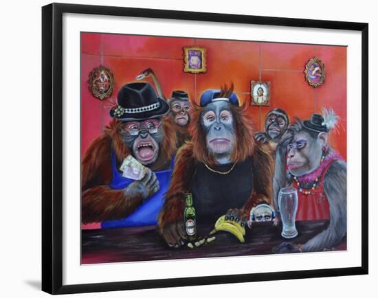 Monkey Business-Sue Clyne-Framed Giclee Print