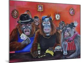 Monkey Business-Sue Clyne-Mounted Giclee Print