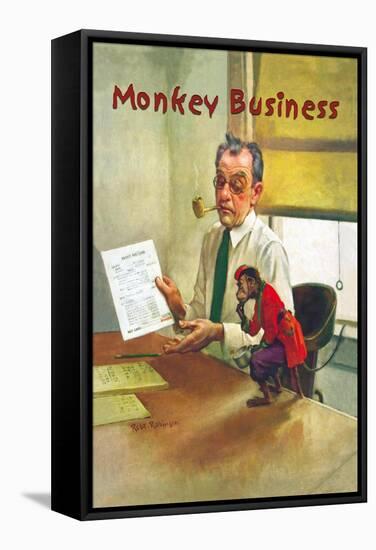 Monkey Business-null-Framed Stretched Canvas