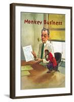 Monkey Business-null-Framed Art Print