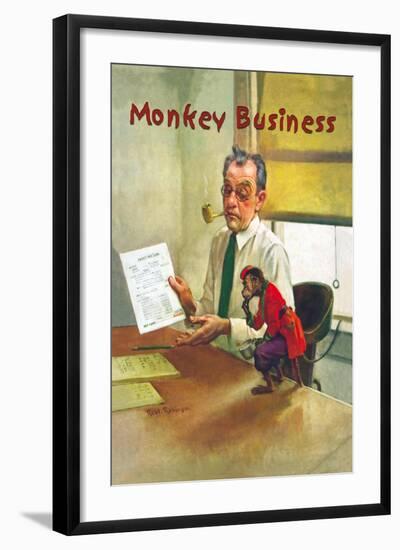 Monkey Business-null-Framed Art Print