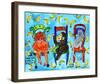 Monkey Chair-Deborah Cavenaugh-Framed Art Print