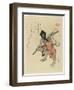 Monkey Costumed for a New Year's Dance, Early 19th Century-Ryuryukyo Shinsai-Framed Giclee Print