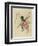 Monkey Costumed for a New Year's Dance, Early 19th Century-Ryuryukyo Shinsai-Framed Giclee Print