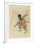 Monkey Costumed for a New Year's Dance, Early 19th Century-Ryuryukyo Shinsai-Framed Giclee Print