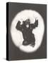 Monkey Doing an Al Jolson Imitation-null-Stretched Canvas