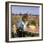 Monkey Eating Lunch-null-Framed Photographic Print