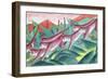 Monkey Frieze, 1911-Franz Marc-Framed Giclee Print