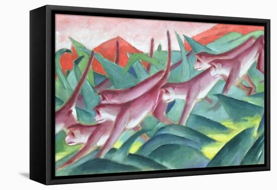 Monkey Frieze, 1911-Franz Marc-Framed Stretched Canvas