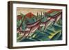 Monkey Frieze, 1911-Franz Marc-Framed Giclee Print