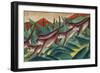 Monkey Frieze, 1911-Franz Marc-Framed Giclee Print