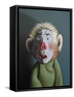 Monkey in Pig Mask, 2005,-Peter Jones-Framed Stretched Canvas