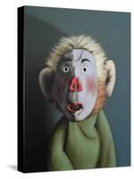 Monkey in Pig Mask, 2005,-Peter Jones-Stretched Canvas