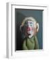 Monkey in Pig Mask, 2005,-Peter Jones-Framed Giclee Print