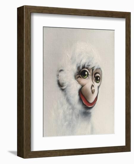 Monkey in White, 2005,-Peter Jones-Framed Giclee Print