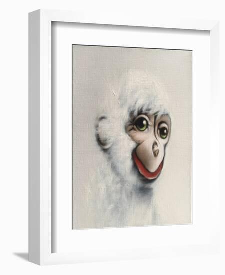 Monkey in White, 2005,-Peter Jones-Framed Giclee Print