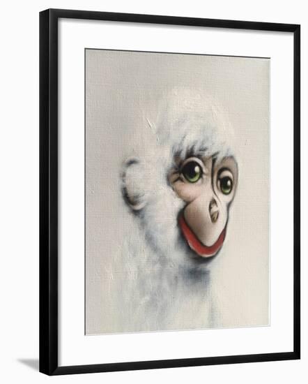 Monkey in White, 2005,-Peter Jones-Framed Giclee Print