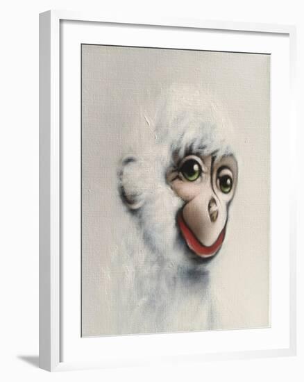 Monkey in White, 2005,-Peter Jones-Framed Giclee Print