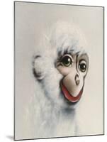 Monkey in White, 2005,-Peter Jones-Mounted Giclee Print