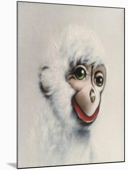 Monkey in White, 2005,-Peter Jones-Mounted Giclee Print