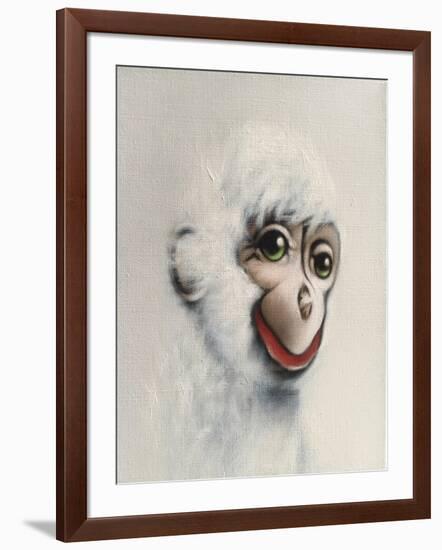 Monkey in White, 2005,-Peter Jones-Framed Giclee Print