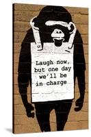 Monkey Laugh Now-null-Stretched Canvas