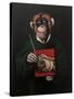 Monkey Painter, 2005,-Peter Jones-Stretched Canvas