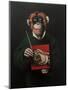 Monkey Painter, 2005,-Peter Jones-Mounted Giclee Print