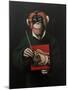 Monkey Painter, 2005,-Peter Jones-Mounted Giclee Print