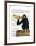 Monkey Playing Trumpet-Fab Funky-Framed Art Print